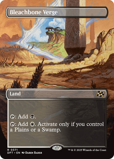 BORDERLESS Bleachbone Verge ~ Aetherdrift [ NearMint ] [ Magic MTG ]