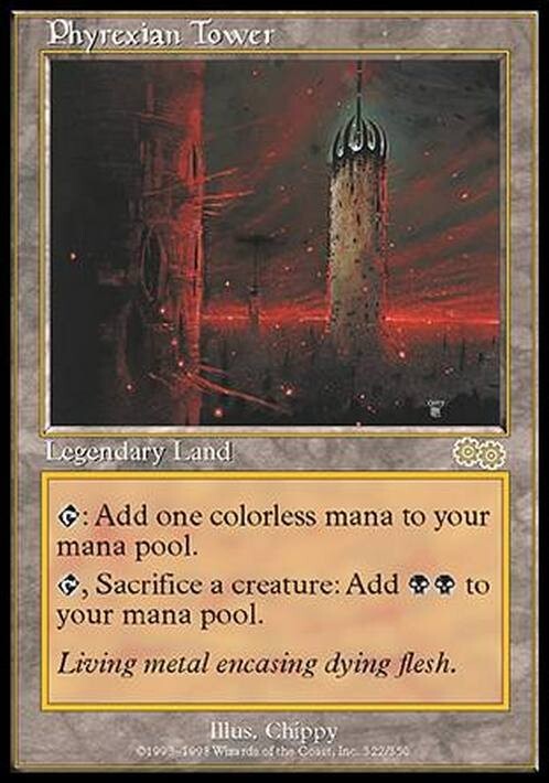 Phyrexian Tower ~ Urza's Saga [ Excellent ] [ Magic MTG ]