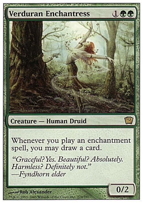 Verduran Enchantress ~ Ninth Edition [ Excellent ] [ Magic MTG ]