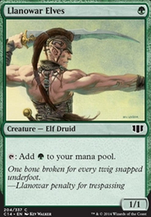 Llanowar Elves ~ Commander 2014 [ Excellent ] [ Magic MTG ]