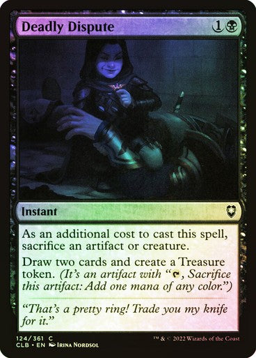 FOIL Deadly Dispute ~ Commander Legends 2 [ NearMint ] [ Magic MTG ]