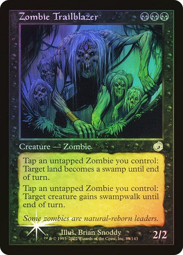 FOIL Zombie Trailblazer ~ Torment [ PLAYED ] [ Magic MTG ]