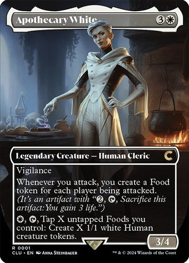 BORDERLESS Apothecary White ~ Ravnica: Cluedo [ NearMint ] [ Magic MTG ]