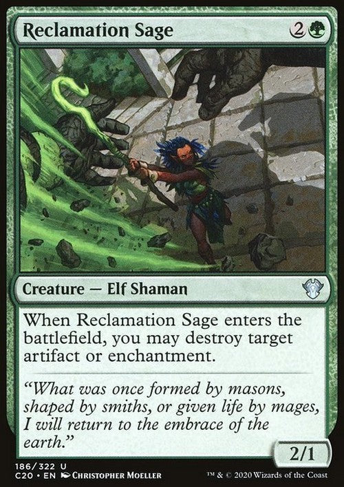 Reclamation Sage ~ Commander: Ikoria [ Excellent ] [ Magic MTG ]