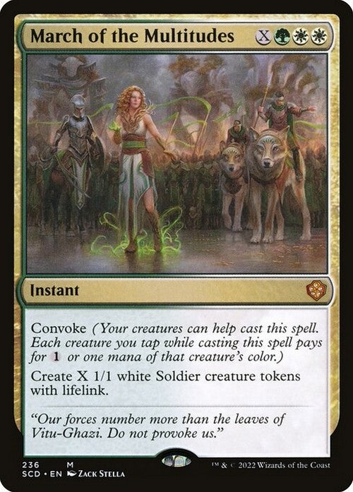 March of the Multitudes ~ Starter Commander [ NearMint ] [ Magic MTG ]
