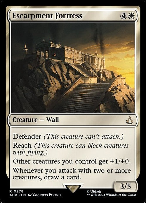 Escarpment Fortress ~ Assassin's Creed [ NM ] [ Magic MTG ]