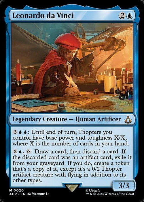 Leonardo da Vinci ~ Assassin's Creed [ NM ] [ Magic MTG ]
