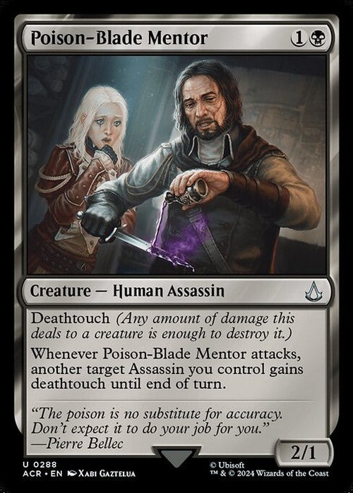 Poison-Blade Mentor ~ Assassin's Creed [ NM ] [ Magic MTG ]