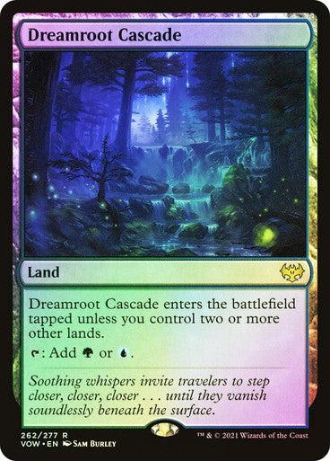 FOIL Dreamroot Cascade ~ Crimson Vow [ NearMint ] [ Magic MTG ]