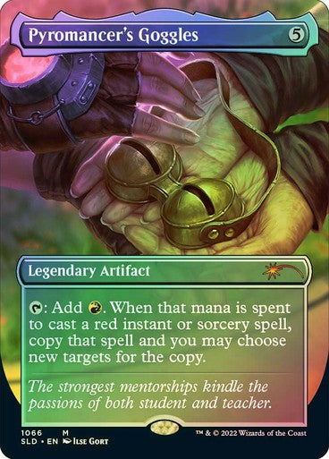 FOIL Pyromancer's Goggles ~ Secret Lair [ NearMint ] [ Magic MTG ]