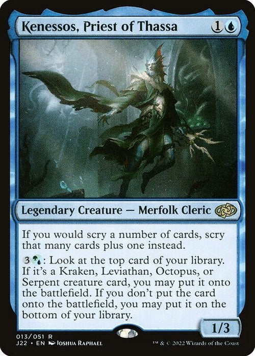 Kenessos, Priest of Thassa ~ Jumpstart 2022 [ NearMint ] [ Magic MTG ]