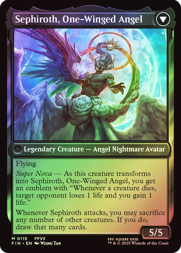 FOIL Sephiroth, Fabled SOLDIER ~ Final Fantasy [ NM ] [ Magic MTG ]