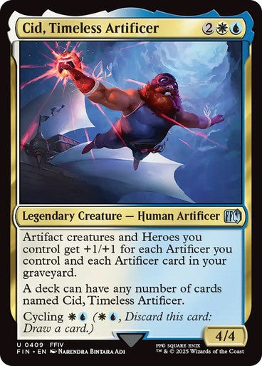Cid, Timeless Artificer #409~ Final Fantasy [ NM ] [ Magic MTG ]