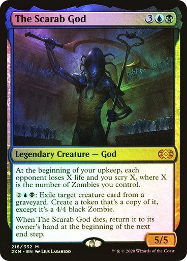 FOIL The Scarab God ~ Double Masters [ NearMint ] [ Magic MTG ]