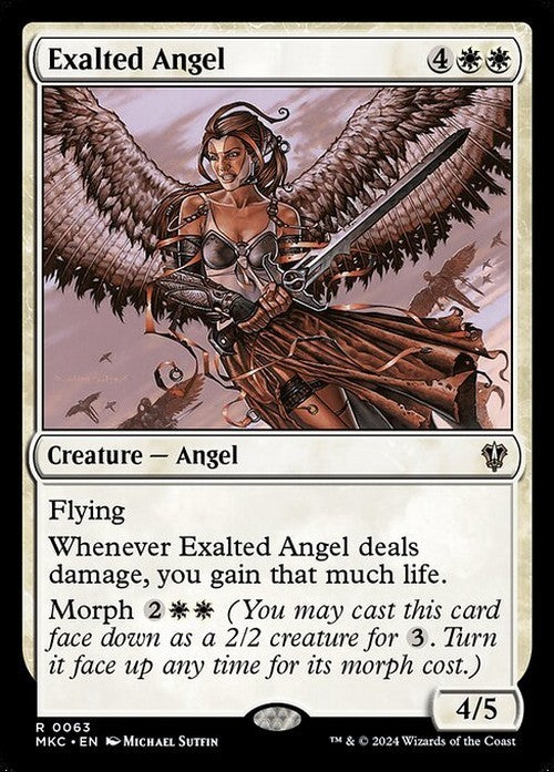 Exalted Angel ~ Commander: Murders at Karlov Manor [ NM ] [ Magic MTG ]