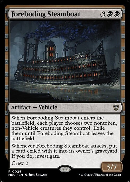 Foreboding Steamboat ~ Commander: Murders at Karlov Manor [ NM ] [ Magic MTG ]