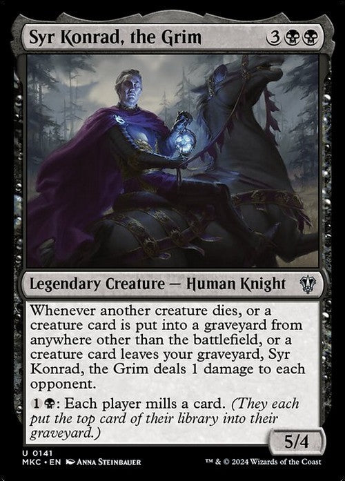 Syr Konrad, the Grim ~ Commander: Murders at Karlov Manor [ NM ] [ Magic MTG ]