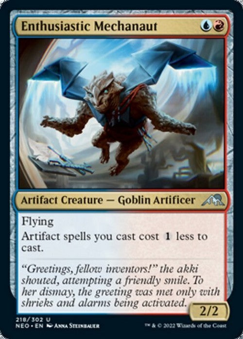 Enthusiastic Mechanaut ~ Kamigawa: Neon Dynasty [ NM ] [ Magic MTG ]