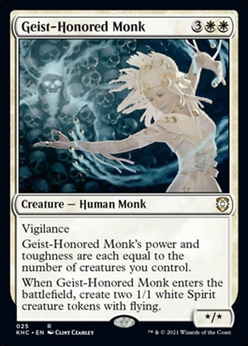 Geist-Honored Monk ~ Commander: Kaldheim [ NearMint ] [ Magic MTG ]