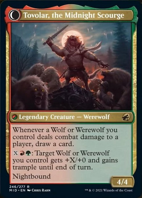 Tovolar, Dire Overlord ~ Midnight Hunt [ NearMint ] [ Magic MTG ]