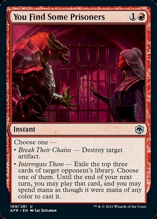 You Find Some Prisoners ~ Adventures in the Forgotten Realms [ NM ] [ MTG ]