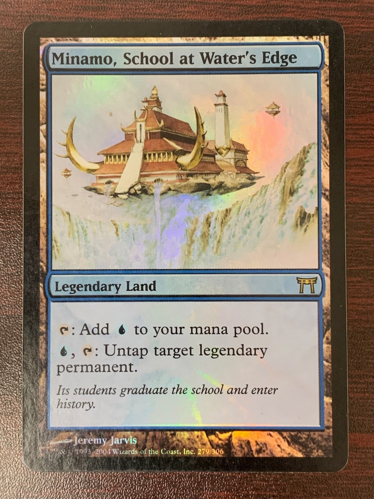 FOIL Minamo, School at Water's Edge ~ Champions of Kamigawa [ GOOD ] [ MTG ]