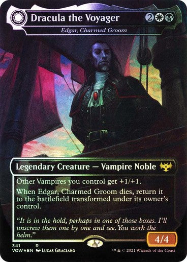 FOIL Dracula the Voyager (Edgar, Charmed Groom) ~ Crimson Vow [ NM ] [ MTG ]