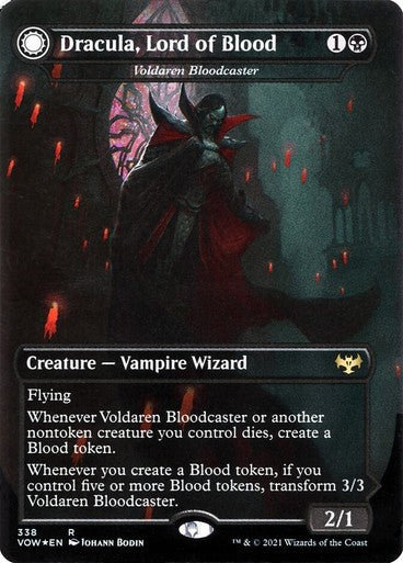 Dracula, Lord of Blood (Voldaren Bloodcaster) ~ Crimson Vow [ NM ] [ Magic MTG ]
