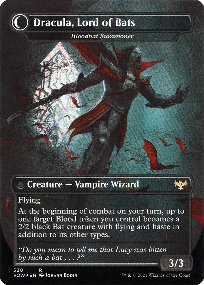 Dracula, Lord of Blood (Voldaren Bloodcaster) ~ Crimson Vow [ NM ] [ Magic MTG ]