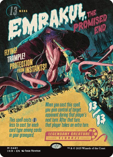 BORDERLESS Emrakul, the Promised End ~ Innistrad Remastered [ NM ] [ Magic MTG ]