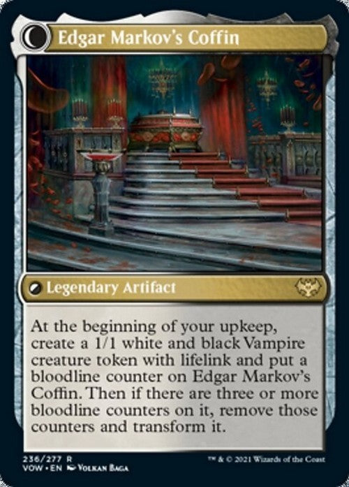Edgar, Charmed Groom / Edgar Markov's Coffin ~ Crimson Vow [ NM ] [ MTG ]