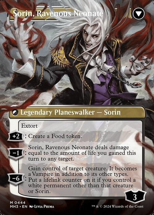 BORDERLESS Sorin of House Markov ~ Modern Horizons 3 [ NearMint ] [ Magic MTG ]