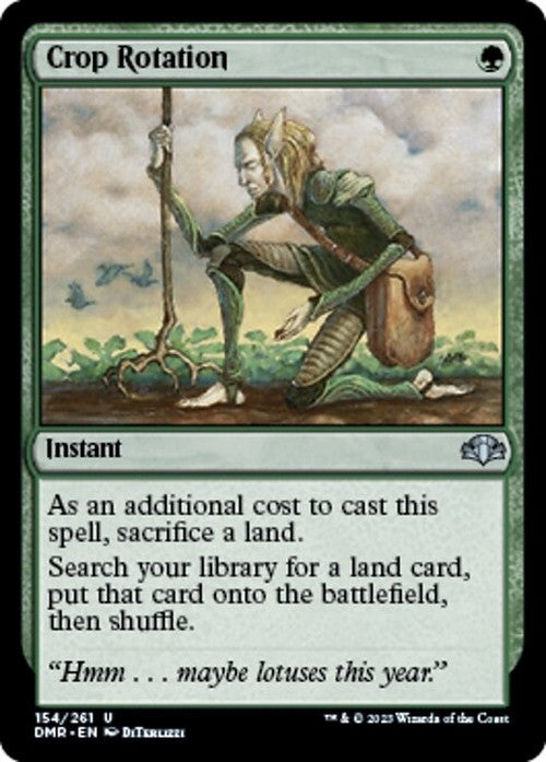 Crop Rotation ~ Dominaria Remastered [ NearMint ] [ Magic MTG ]