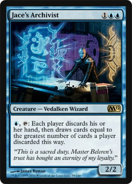 Jace's Archivist ~ Magic 2012 [ Excellent ] [ Magic MTG ]