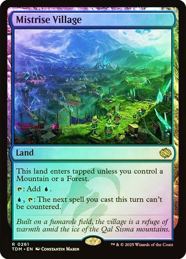 FOIL Mistrise Village ~ Tarkir: Dragonstorm [ NM ] [ Magic MTG ]