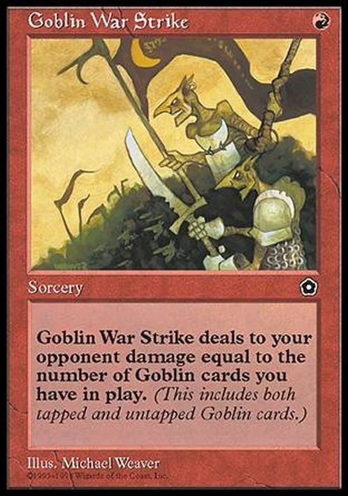 Goblin War Strike ~ Portal Second Age [ PLAYED ] [ Magic MTG ]