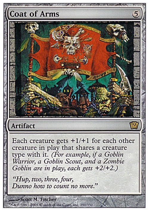 Coat of Arms ~ Ninth Edition [ PLAYED ] [ Magic MTG ]
