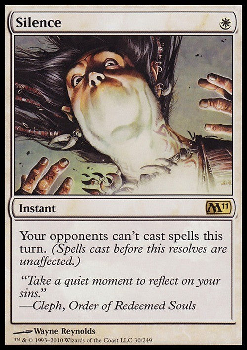 Silence ~ Magic 2011 [ Excellent ] [ Magic MTG ]