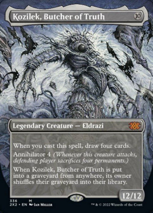 BORDERLESS Kozilek, Butcher of Truth ~ Double Masters 2022 [ PLAYED ] [ MTG ]