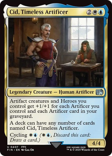 Cid, Timeless Artificer #407~ Final Fantasy [ NM ] [ Magic MTG ]