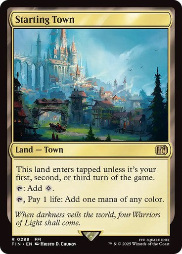 Starting Town ~ Final Fantasy [ NM ] [ Magic MTG ]