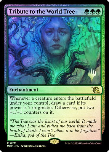 FOIL Tribute to the World Tree ~ PROMO PACK [ NM ] [ MTG ]