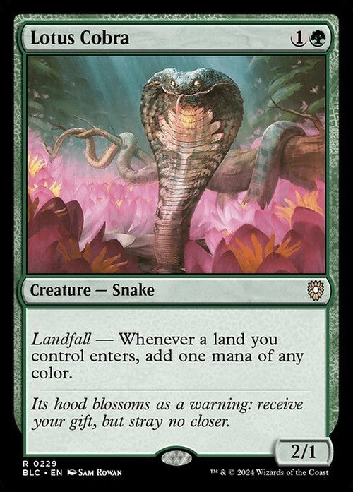 Lotus Cobra ~ Commander: Bloomburrow [ NearMint ] [ Magic MTG ]