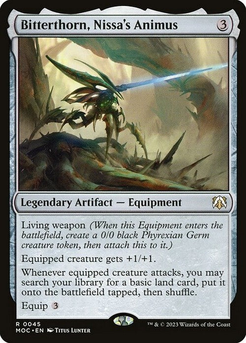 Bitterthorn, Nissa's Animus ~ Commander: March of the Machine [ NM ] [ MTG ]