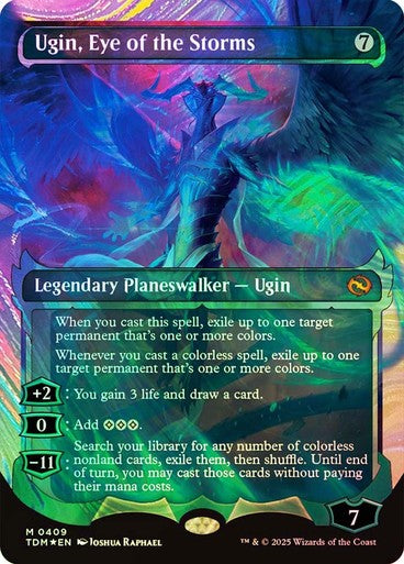 HALO FOIL Ugin, Eye of the Storms ~ Tarkir: Dragonstorm [ NM ] [ Magic MTG ]