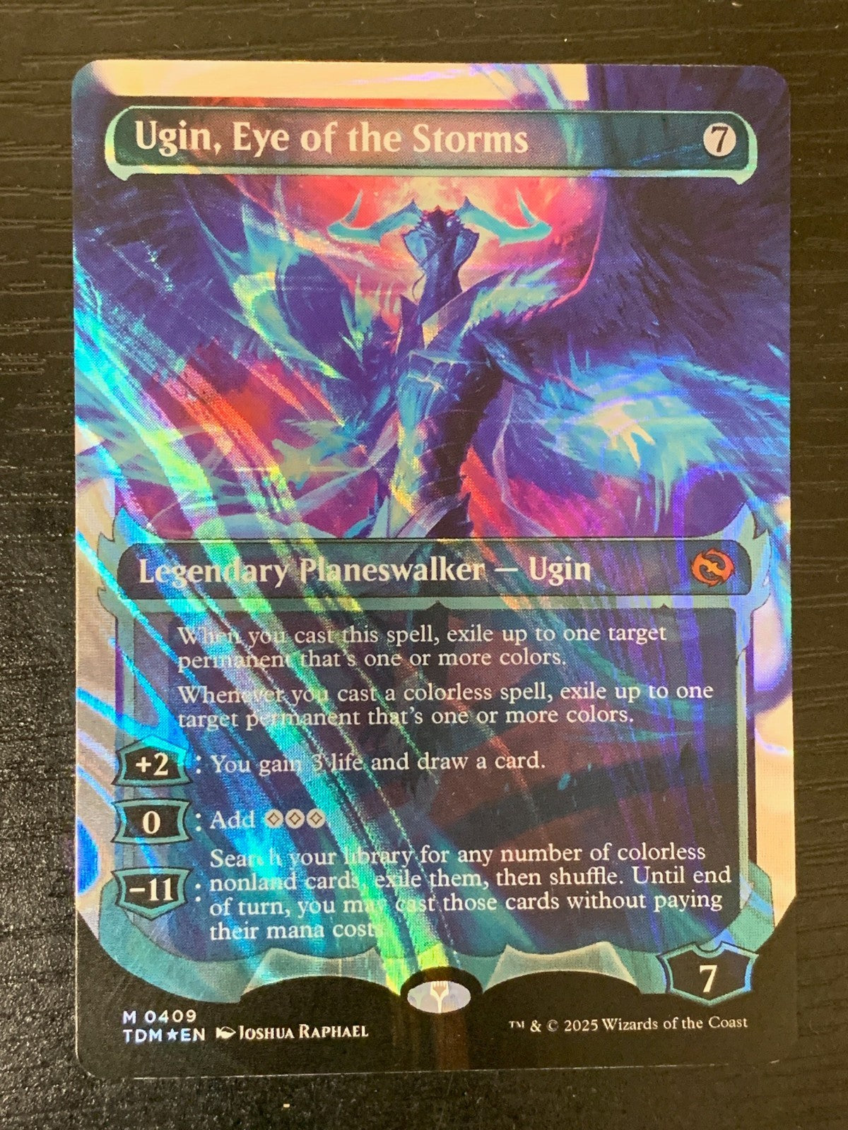 HALO FOIL Ugin, Eye of the Storms ~ Tarkir: Dragonstorm [ NM ] [ Magic MTG ]