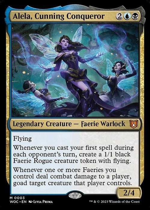 Alela, Cunning Conqueror ~ Commander: Wilds of Eldraine [ NM ] [ Magic MTG ]