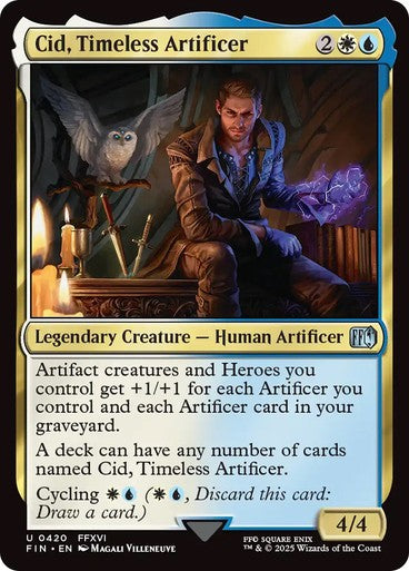 Cid, Timeless Artificer #420~ Final Fantasy [ NM ] [ Magic MTG ]
