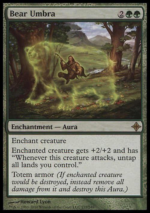 Bear Umbra ~ Rise of the Eldrazi [ Excellent ] [ Magic MTG ]