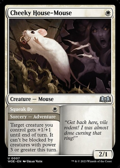 Cheeky House-Mouse ~ Wilds of Eldraine [ NM ] [ Magic MTG ]